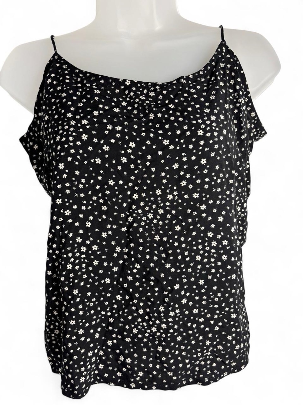 Levi's Black Floral Spaghetti-Strap Camisole